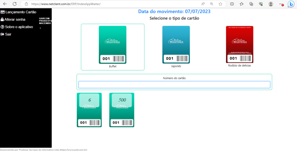 Prodesys- ERP para el control de restaurantes